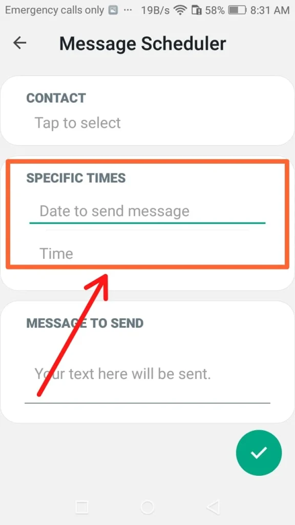Message-Schedular
